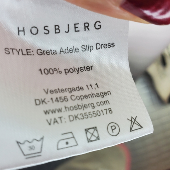 Hosjberg Greta Adele Slip Dress New Anthropologie Retro Mod 70's Pucci S… - Picture 13 of 15